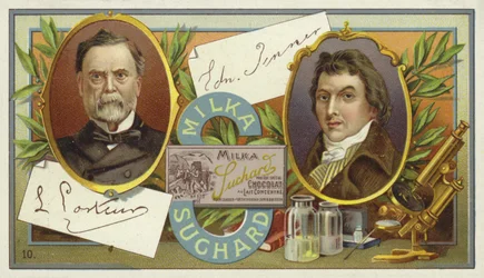 Louis Pasteur und Edward Jenner